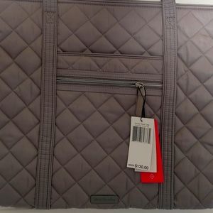 Vera Bradley Tranquil Grey Vera Tote